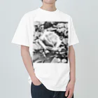hsh2006のRose(Monochrome) ヘビーウェイトTシャツ