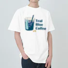 Teal Blue Coffeeのアイスコーヒーをどうぞ Heavyweight T-Shirt