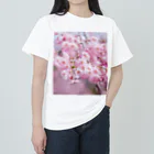 akane_art（茜音工房）の癒しの風景（八重桜） Heavyweight T-Shirt