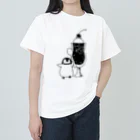 すずきあやえのペンギンクリームソーダ ヘビーウェイトTシャツ