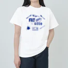 FAT is GOOD のFAT is GOOD 半袖Tシャツ　大ロゴ　白 ヘビーウェイトTシャツ