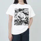 hsh2006のRose(Monochrome) ヘビーウェイトTシャツ