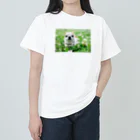 akane_art（茜音工房）のカラフルチワワ（クローバー） Heavyweight T-Shirt