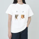 L_arctoaのカマキリの雌雄（背景透過ver） ヘビーウェイトTシャツ