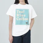 Teal Blue Coffeeのポスターどこに貼る？ Heavyweight T-Shirt