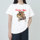 madampassionのもぐもぐリス　カカオ ヘビーウェイトTシャツ