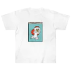 とほんSUZURI出張所の読書金魚 Heavyweight T-Shirt