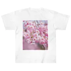 akane_art（茜音工房）の癒しの風景（八重桜） Heavyweight T-Shirt