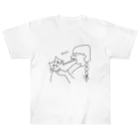 かにのたけなみのお断りねこ Heavyweight T-Shirt