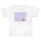 utouch_のいちごケーキ〈チェック〉 ヘビーウェイトTシャツ