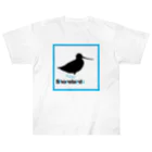 Onipi_workのShorebirds-オオソリハシシギ２ ヘビーウェイトTシャツ