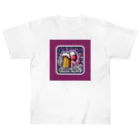 りゅうちゃんストアの飲み会、Drinking Party、ビール＆ワイン編 Heavyweight T-Shirt