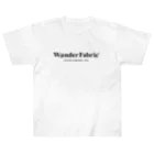 "W@F"GOODS STOREのW@NDERFABRIC 定番ロゴBLACK ヘビーウェイトTシャツ