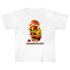 Train Kids! SOUVENIR SHOPのデカ盛りハンバーガー ! Heavyweight T-Shirt