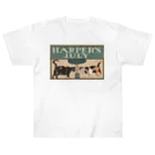 YS VINTAGE WORKSのNY Harper's 1898 ネコ2匹 ヘビーウェイトTシャツ