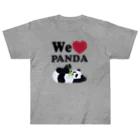 キッズモード某のwe love パンダ ヘビーウェイトTシャツ