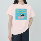 キッズモード某のバブルベアー(ブルーバックVr) ヘビーウェイトTシャツ