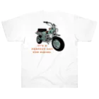 mayon's animal shopのバイクTシャツ　レトロなダックス Heavyweight T-Shirt