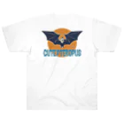 BATKEI ARTのCute Pteropus ヘビーウェイトTシャツ