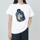 AI_Labの瓶入りハムスターのかわいいアート ヘビーウェイトTシャツ