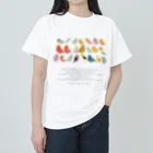鳥救うSUZURIの『まだなまえのないことりたち』【寄付付き商品】 Heavyweight T-Shirt