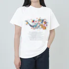 鳥救うSUZURIの『ソーダ水からうまれたとり』【寄付付き商品】 ヘビーウェイトTシャツ