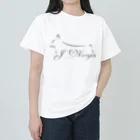 ORCATのI Love Corgis （ロゴブラック） ヘビーウェイトTシャツ