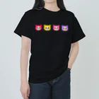 音口あいの音楽研究所のドット絵いもにゃん Heavyweight T-Shirt