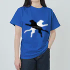 Ａ’ｚｗｏｒｋＳのクロヒョウ＆シロヒョウ～OUTSIDER～ ヘビーウェイトTシャツ