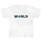 Ａ’ｚｗｏｒｋＳのWORLD(英字＋１シリーズ) ヘビーウェイトTシャツ