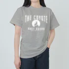 柔術のTシャツ屋のコヨーテハーフガード【白文字】 Heavyweight T-Shirt