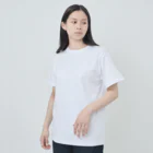 柔術のTシャツ屋のコヨーテハーフガード【白文字】 ヘビーウェイトTシャツ