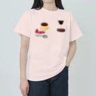 mifの物想いプリンネ🍮☕️ ヘビーウェイトTシャツ