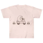 lemonysnow/ハリネズミグッズのハリネズミとバイク Heavyweight T-Shirt