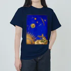 Guignolの「天体観測展・月世界旅行」 Heavyweight T-Shirt
