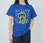 ✨🌈✨ユラクラカン🇯🇵 ✨🌈✨の🌈✨！何か閃いた猫さん！✨🌈 ヘビーウェイトTシャツ