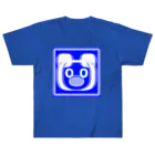 ✨🌈✨ユラクラカン🇯🇵 ✨🌈✨の🌈ʕ•ᴥ•ʔ KUMAZUKIN 🌈ʕ•ᴥ•ʔ 青空ブルーバージョン  ヘビーウェイトTシャツ