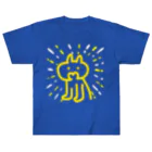 ✨🌈✨ユラクラカン🇯🇵 ✨🌈✨の🌈✨！何か閃いた猫さん！✨🌈 ヘビーウェイトTシャツ