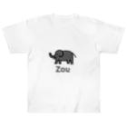 MrKShirtsのZou (ゾウ) 色デザイン Heavyweight T-Shirt