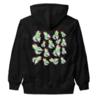 Lily bird（リリーバード）のたくさん♪クリームソーダ文鳥ず Heavyweight Zip Hoodie