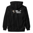 “すずめのおみせ” SUZURI店のJUST KEEP GOING Heavyweight Zip Hoodie