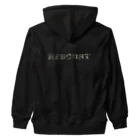 -BRIGHTS-のアウトドアな迷彩ロゴ【 REBOOST 】 Heavyweight Zip Hoodie