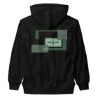 アリーヴェデルチャンネルSHOPのCYBER WINDOW GRN Heavyweight Zip Hoodie