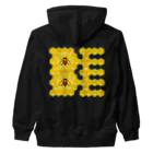 LalaHangeulのハニカム構造(BEE） Heavyweight Zip Hoodie