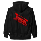 TRYGETサンプル実験中のTRYGET 黒　Ver2 Heavyweight Zip Hoodie