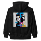 めそぽのJusticeのカップル Heavyweight Zip Hoodie