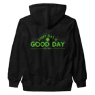 kazu_gの日日是好日（ライムグリーン） Heavyweight Zip Hoodie