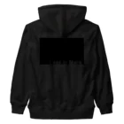 migaluの漆黒のミニマルデザイン Heavyweight Zip Hoodie