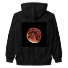 JapaneseArt Yui Shopの皆既月食 Heavyweight Zip Hoodie