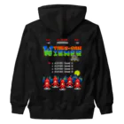 Siderunの館 B2の【バックプリント】レトロゲーム風なタコさんウインナー Heavyweight Zip Hoodie